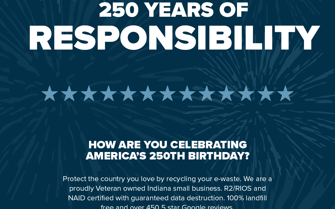 America’s 250th Anniversary: Why e-waste Recycling Matters for the Next 250 Years